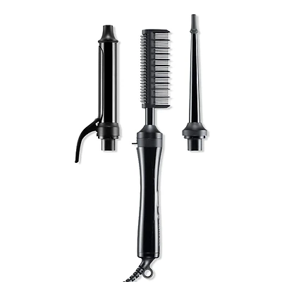 Paul Mitchell Texture 3-in-1 Interchangeable Curling Iron & Hot Comb