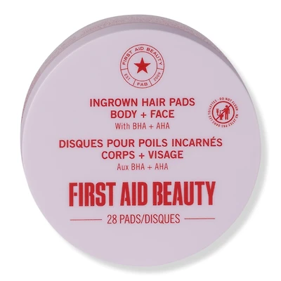 First Aid Beauty Ingrown Hair Pads with BHA + AHA - 28 ct