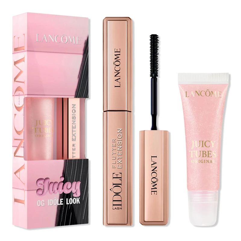 Lancome Juicy Tubes Lip Gloss & Lash Idole Flutter Extension Mascara Duo