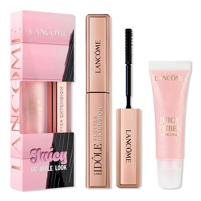 Lancome Juicy Tubes Lip Gloss & Lash Idole Flutter Extension Mascara Duo