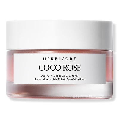 HERBIVORE COCO ROSE Coconut + Peptide Lip Balm-to-Oil