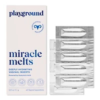 Playground Miracle Melts Deeply Hydrating Vaginal Inserts