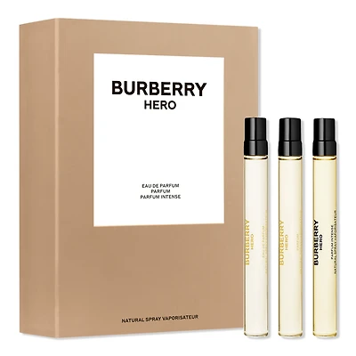 Burberry Hero Eau de Parfum & Parfum Travel Spray 3-Piece Gift Set