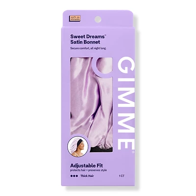 GIMME beauty Sweet Dreams Satin Sleep Bonnet - Thick Hair