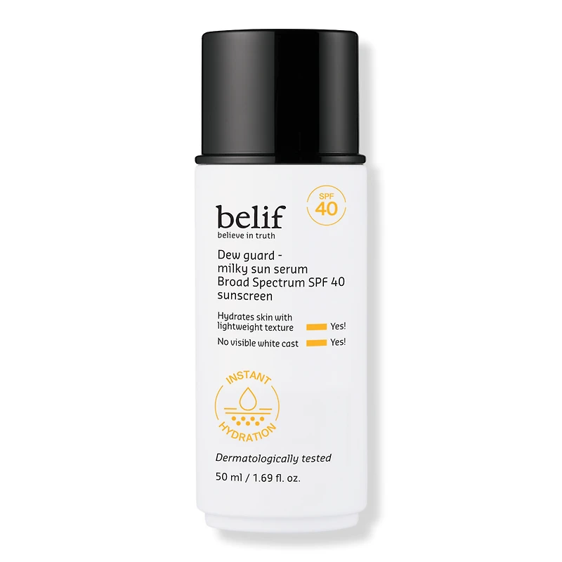 belif Dew Guard Milky Sun Serum Hydrating Sunscreen SPF 40