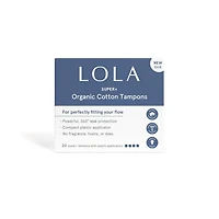 LOLA Super Plus Organic Cotton Tampons