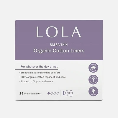 Lola Ultra Thin Organic Cotton Liners