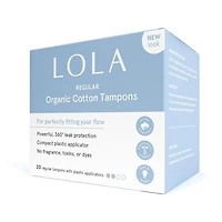 LOLA Regular Organic Cotton Tampons