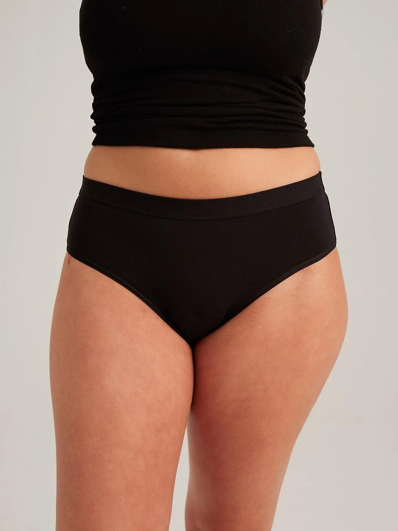 Saalt EveryWEAR Cotton Brief - Black