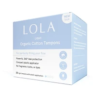 LOLA Light Organic Cotton Tampons