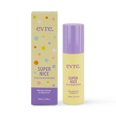 Evre Skincare Super Nice Manuka Honey & Vitamin E Face Moisturizer for Teens