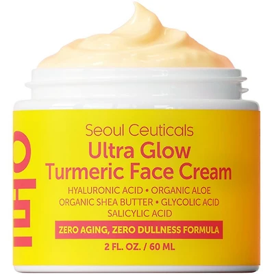 Seoul Ceuticals Korean Skin Care Ultra Glow Turmeric Face Cream