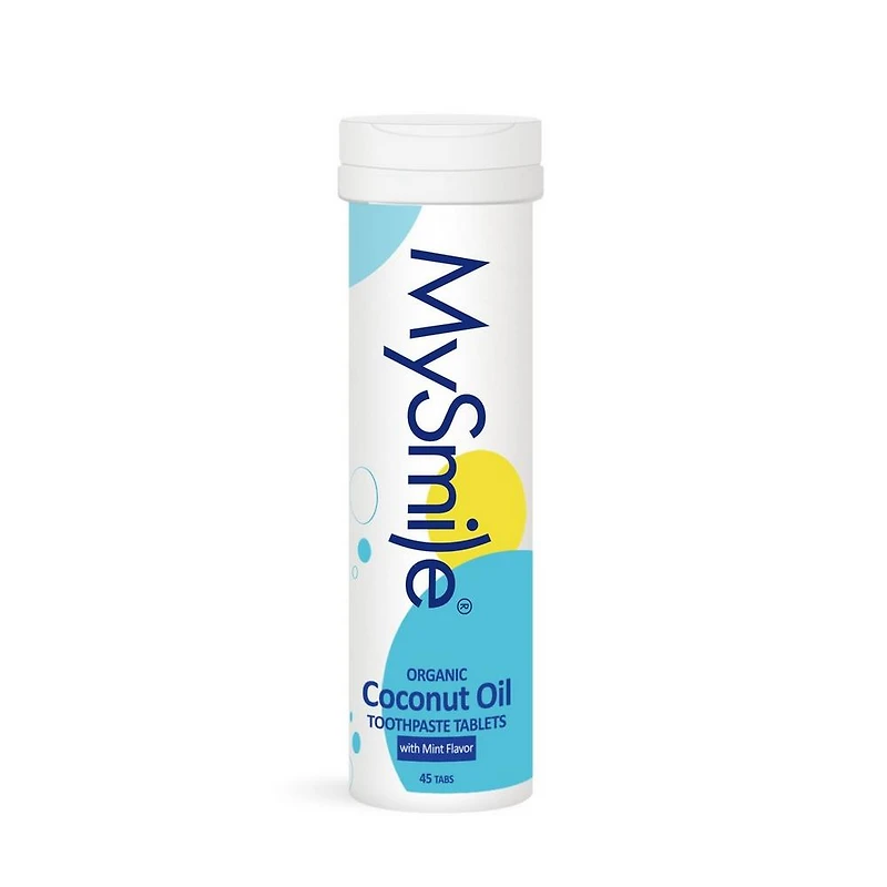 MySmile Organic Coconut Oil Toothpaste Tablets