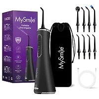 MySmile LP211 Portable Cordless Water Flosser with 5 Modes 