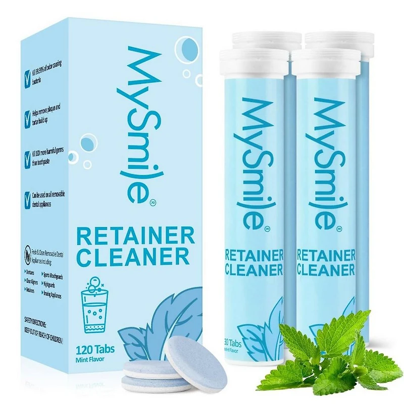 MySmile Denture Cleaning Tablets - Mint