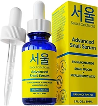 Seoul Ceuticals Korean Skin Care Niacinamide Advanced Snail Serum