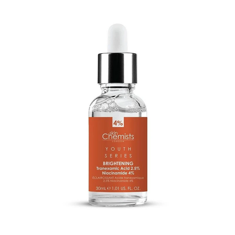 skinChemists Youth Series Tranexamic Acid 2.5%, Niacinamide 4% Brightening Serum - ct