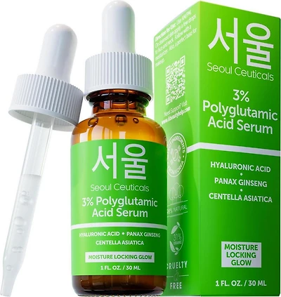 Seoul Ceuticals Korean Skin Care 3% Polyglutaimic Acid Serum