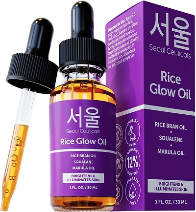 Seoul Ceuticals Korean Skin Care Rice Glow Oil