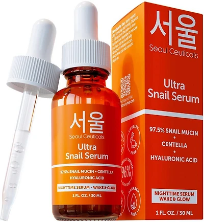 Seoul Ceuticals Korean Skin Care Ultra Snail Serum