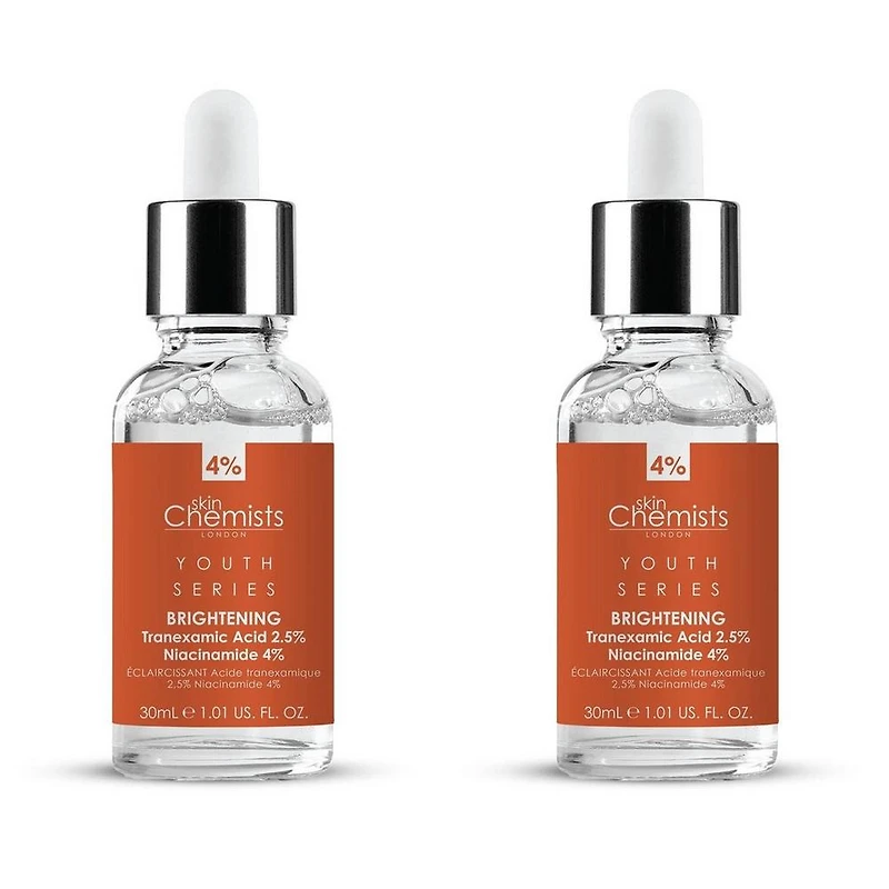 skinChemists Youth Series Tranexamic Acid 2.5%, Niacinamide 4% Brightening Serum - ct