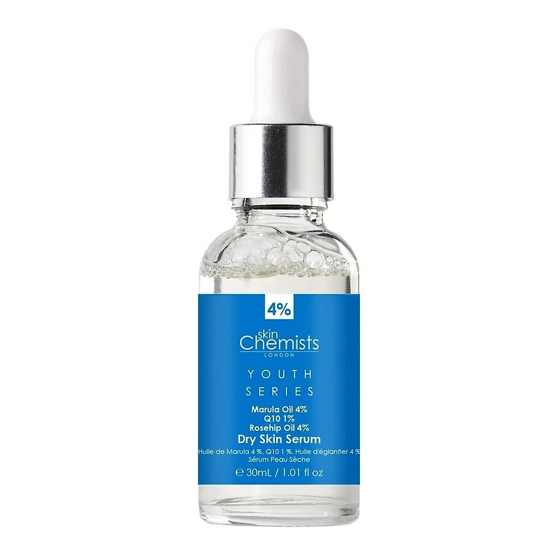 skinChemists Youth Series Dry Skin Serum Marula Oil 4%, Q10 1%, Rosehip 4% - ct