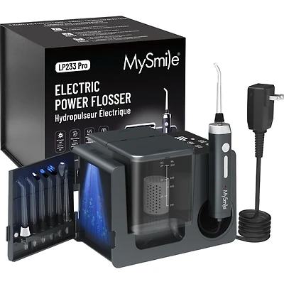 MySmile LP233 Pro UVC Countertop Water Flosser with Filter