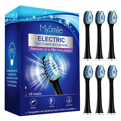 MySmile Elite Sonic Toothbrush Replacement Heads 