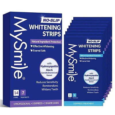 MySmile Non-Slip Teeth Whitening Strips with Natural Ingredients - Sets