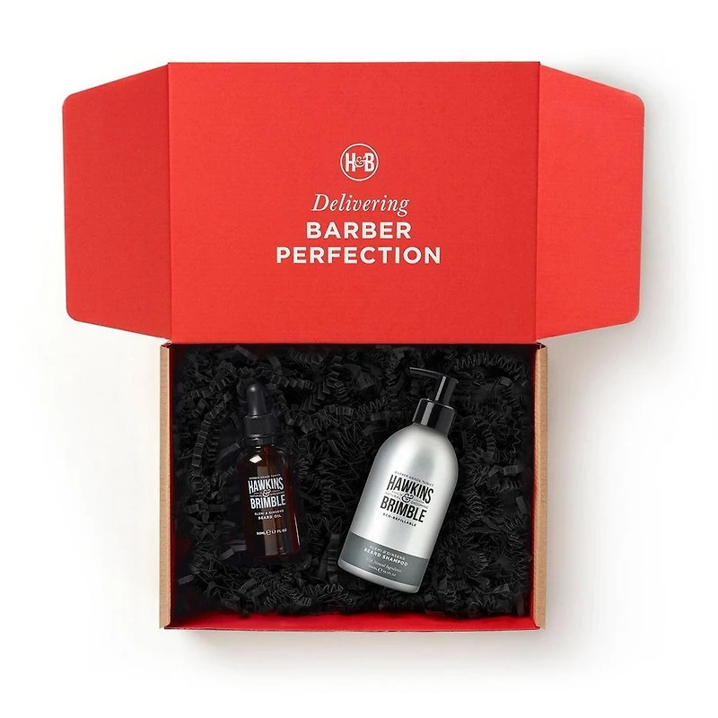 Hawkins & Brimble Eco-Refillable Beard Regime Bundle