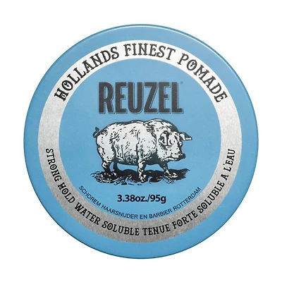 REUZEL Blue Water Based Pomade High Shine Strong Hold