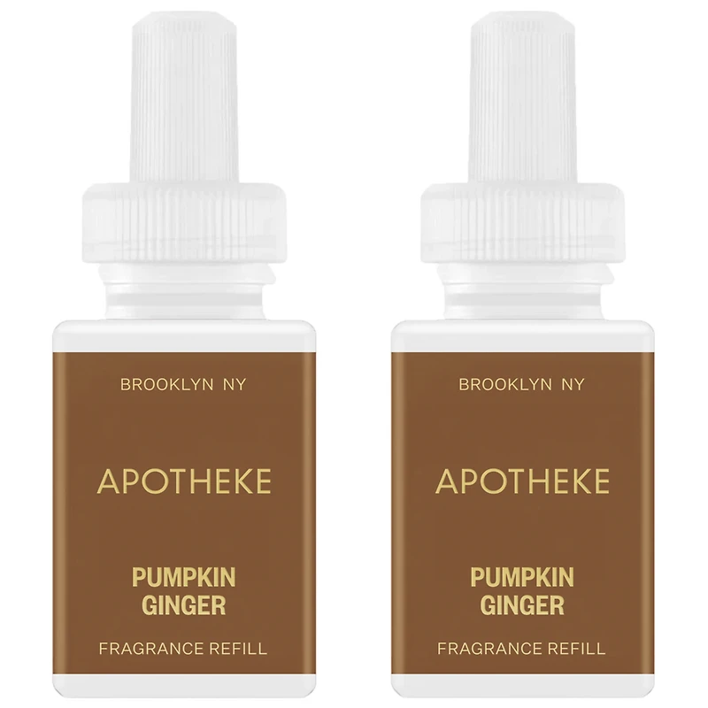 APOTHEKE Pumpkin Ginger Pura Smart Scent Fragrance Refill, Set of 2