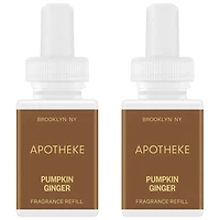APOTHEKE Pumpkin Ginger Pura Smart Scent Fragrance Refill, Set of 2