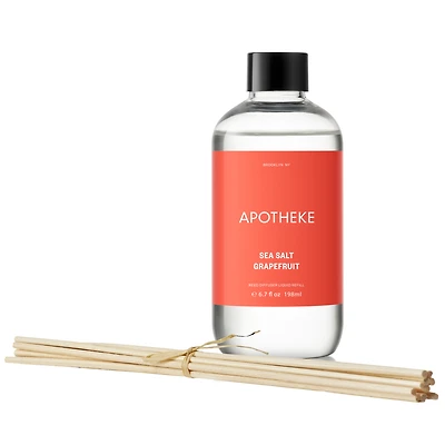 APOTHEKE Sea Salt Grapefruit Reed Diffuser Liquid Refill