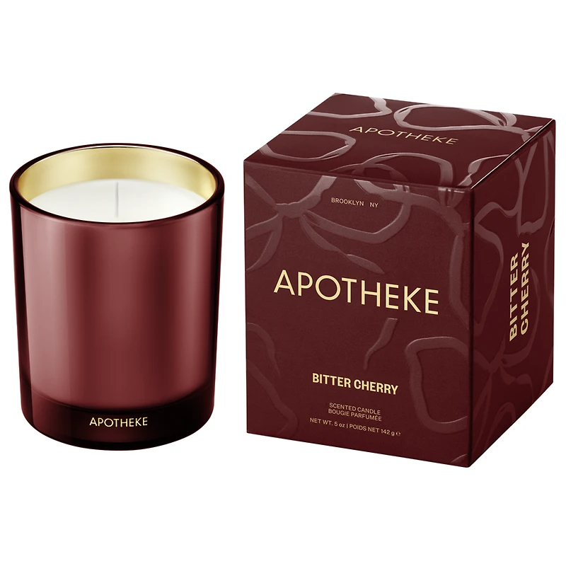 APOTHEKE Bitter Cherry Scented Candle - oz.