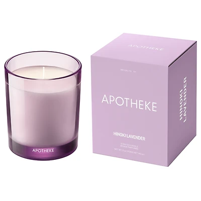 APOTHEKE Hinoki Lavender Petite Scented Candle