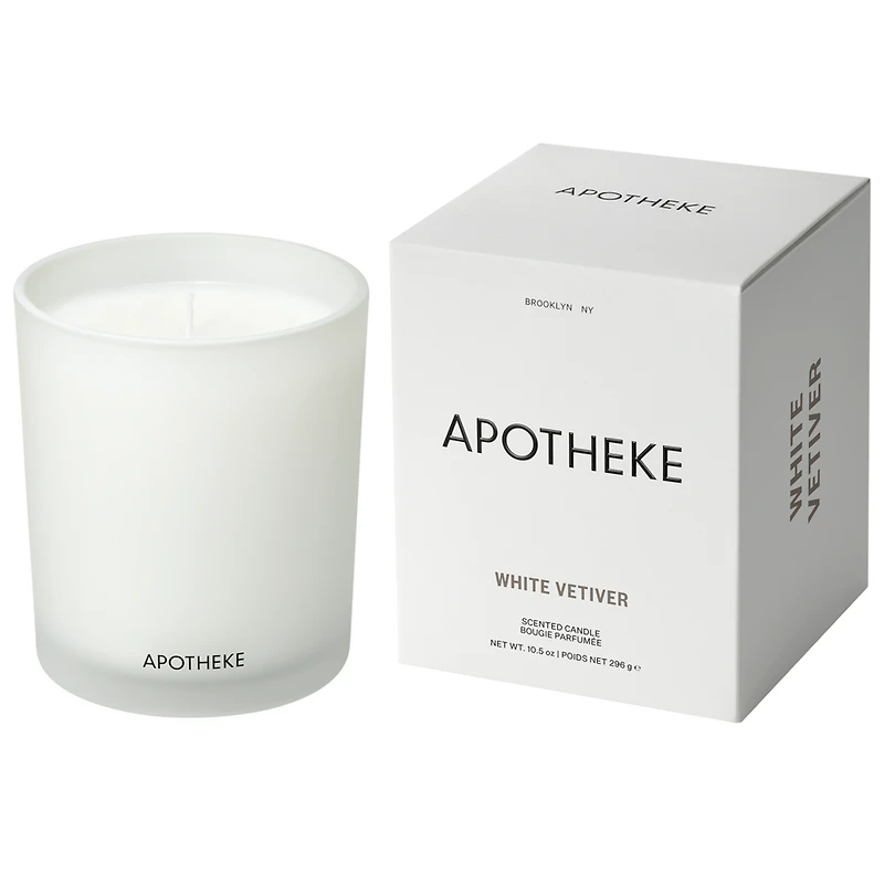 APOTHEKE White Vetiver Scented Candle - oz.
