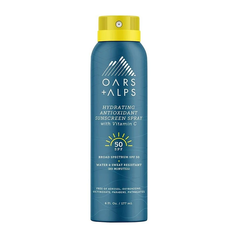 Oars + Alps Hydrating Antioxidant SPF 50 Spray