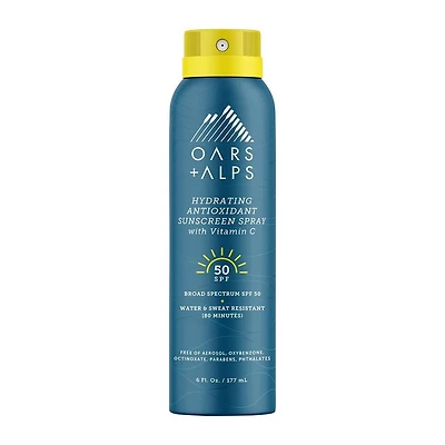 Oars + Alps Hydrating Antioxidant SPF 50 Spray
