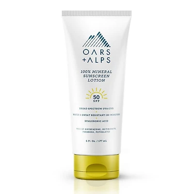 Oars + Alps 100% Mineral Sunscreen Lotion with SPF 50