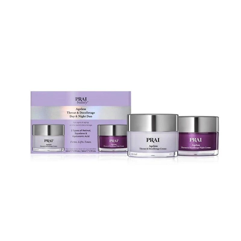 PRAI Beauty Ageless Throat & Decolletage Day & Night Duo