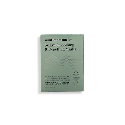 Wrinkles Schminkles Eye Smoothing & Depuffing Sheet Mask - 5 Pack
