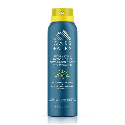 Oars + Alps Hydrating Antioxidant SPF 30 Spray