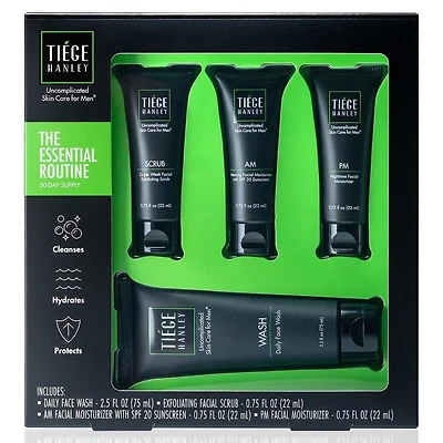 Tiege Hanley Essential Skin Care Routine