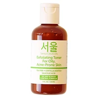 Seoul Ceuticals Korean Skin Care Exfoliating Toner for Oily, Acne-Prone Skin