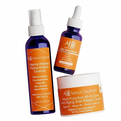 Seoul Ceuticals Korean Skin Care K-Beauty Power Trio