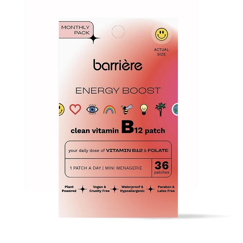 Barriere ENERGY BOOST Vitamin B12 36 Pack - Icons