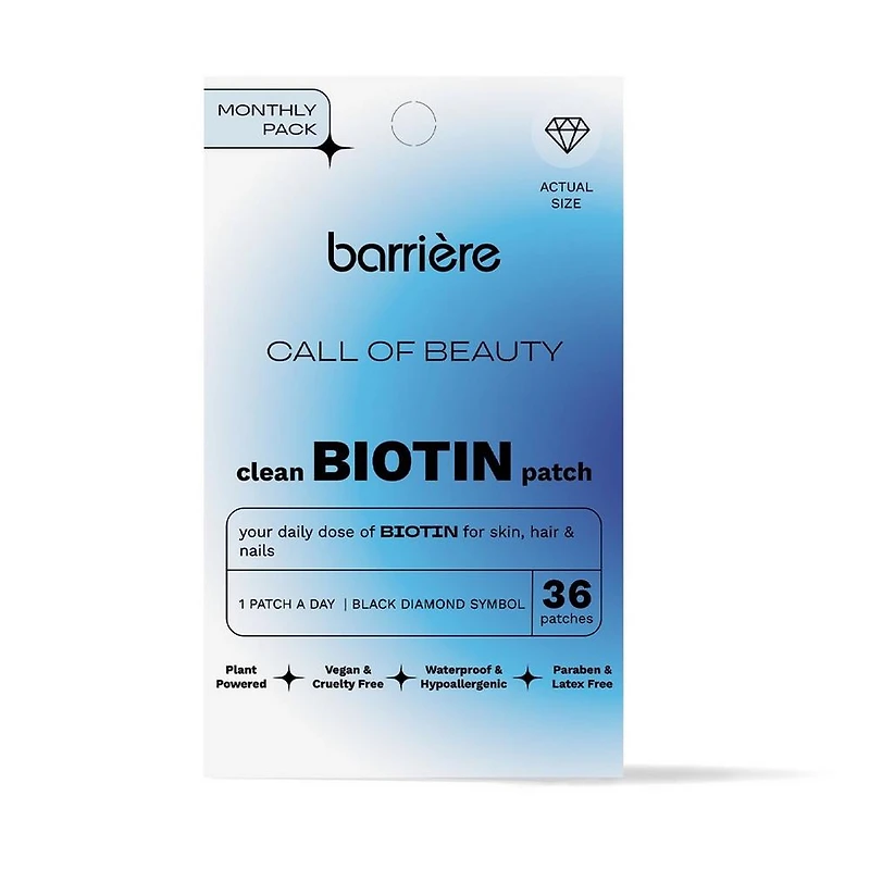 Barriere CALL OF BEAUTY Biotin Patch 36 Pack - Diamond
