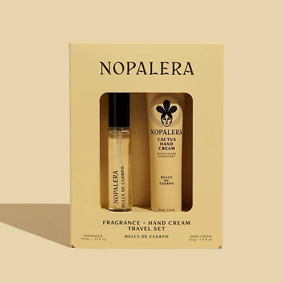 Nopalera Hand Cream + Travel Perfume Set - Dulce De Cuerpo
