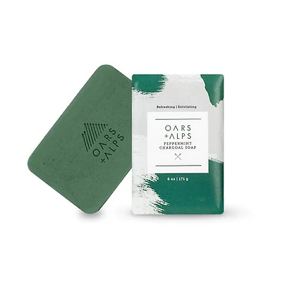 Oars + Alps Peppermint Charcoal Bar Soap